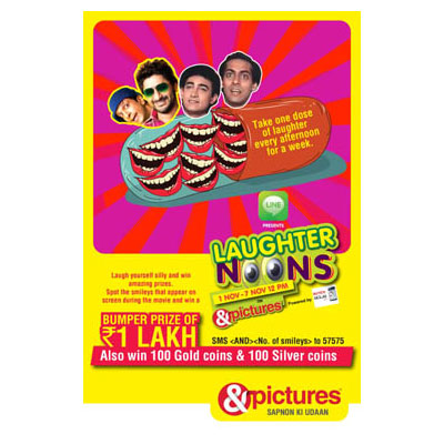 Laugh a lot and Win a lot on Laughternoons with &pictures