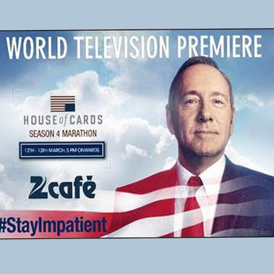 Zee Cafe and Zee Cafe HD to premiere season 4 of House Of Cards