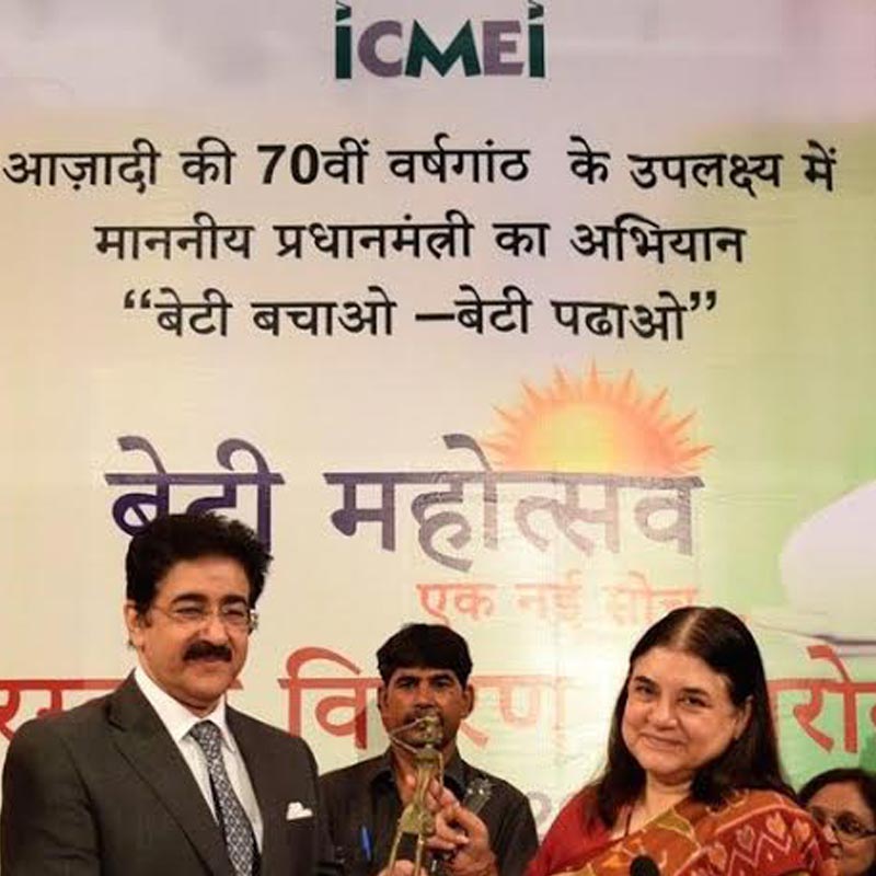 Sandeep Marwah named ambassador for Beti Bachao Beti Padhao