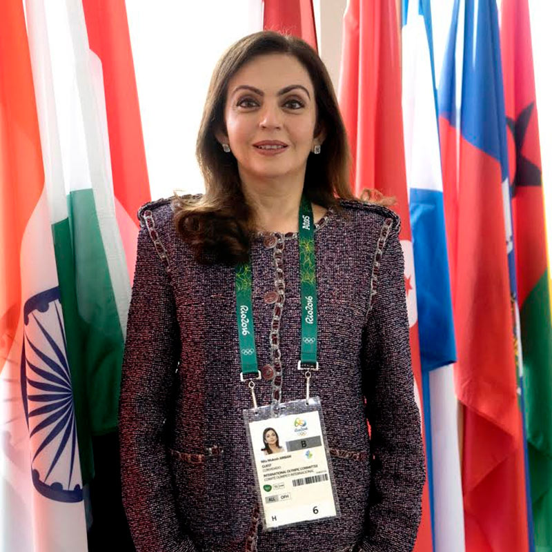 Nita Ambani gets elected at Rio and becomes the first Indian woman in the International Olympic Committee (IOC)