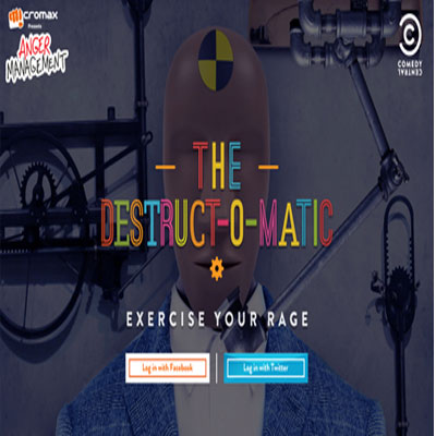 Comedy Centrals destruct-o-matic lets you vent out your anger