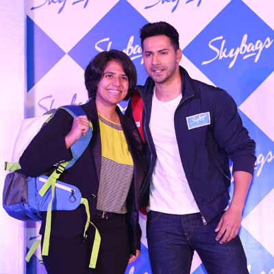 Brand Ambassador Varun Dhawan launches new campaign of Skybags in action TVC