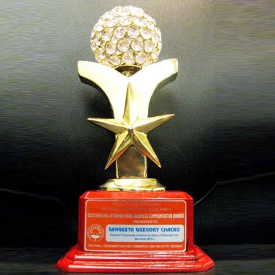 Sangeeta Chacko honoured with ‘Outstanding International Business Communicator’