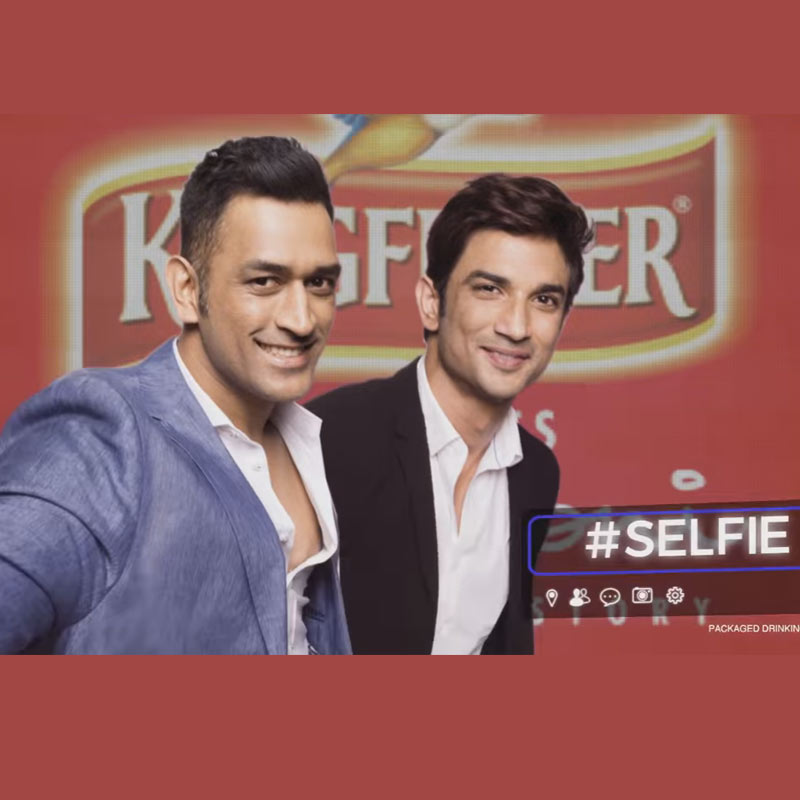 Dhoni shoots Kingfisher TVC with reel hero