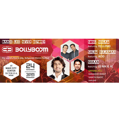 Sounds of bollywood electro music to resonate in delhi ncr with Bollyboom