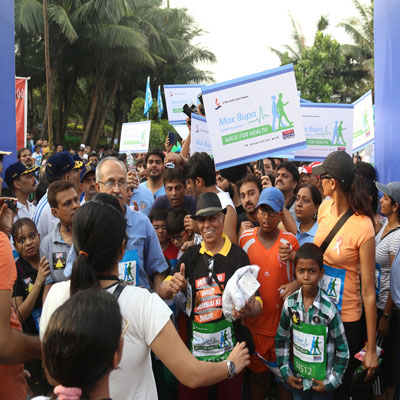 16,000 people in Delhi and Mumbai Walk for Health with Max Bupa