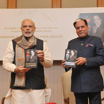 ‘Writing such a book can be risky but it is in Dr Subhash Chandra’s nature to take risks:’ PM Modi