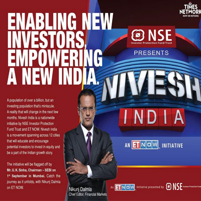 ET Now joins hands with NSE for new show ‘Nivesh India’