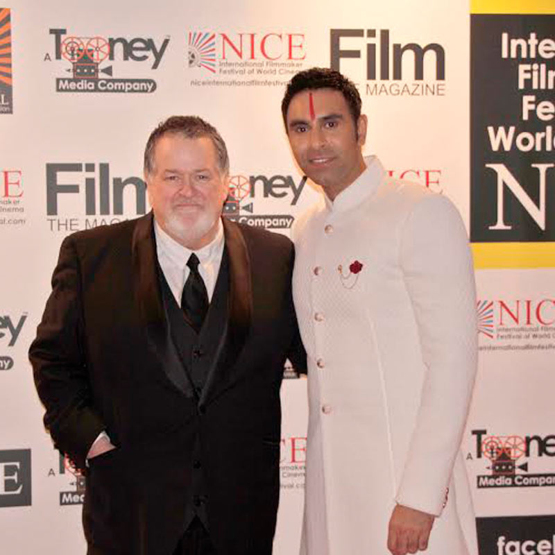 Sandip Soparrkar on Red Carpet at Nice International Film Festival 2016