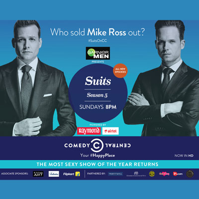 Comedy Central to screen ‘Suits’ premiere episode in Mumbai before US telecast