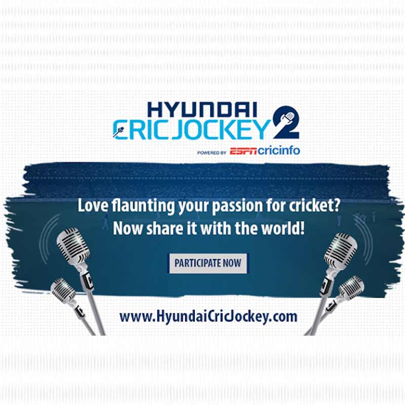 Hyundai Cricjockey S2 begins hunt for most passionate fan