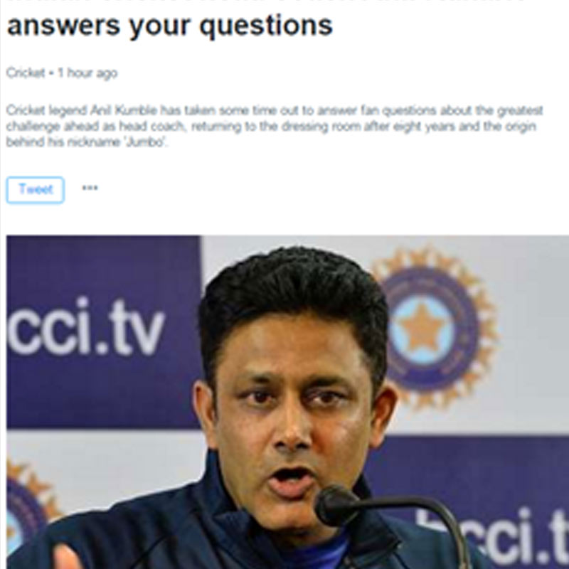 “Day/Night test match is the way forward”, says Anil Kumble