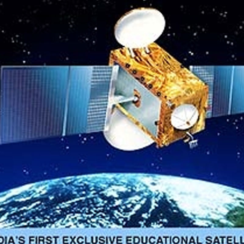 Over eighty tele-education networks established using Edusat between 2004 and 2010