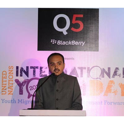 Blackberry Q5 partners with UN India Centre and DDB MudraMax to celebrate International Day of Youth
