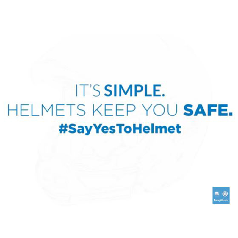 Bajaj Allianz General Insurance, WATConsult launch #SayYesToHelmets campaign
