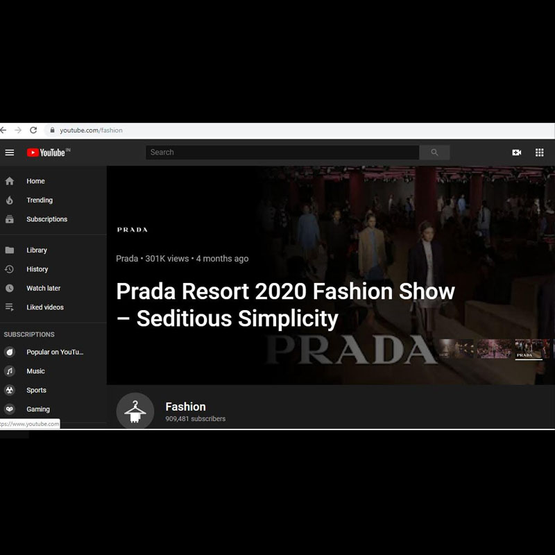 YouTube launches dedicated vertical for fashion