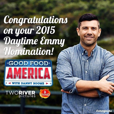 Z Living’s ‘Good Food America with Danny Boome’ nominated for a ‘Daytime Emmy 2015’