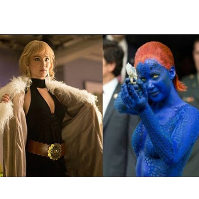 Jennifer Lawrence plays punching pranks on ‘X Men Days of Future Past’ co-stars