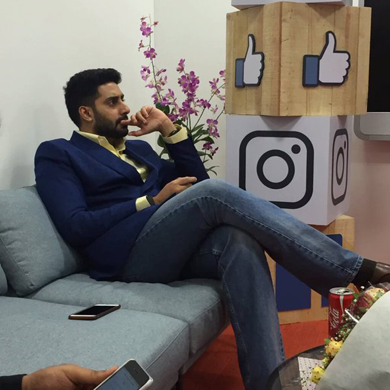 Facebook’s first corp office in Mumbai, Abhishek Bachchan interacts live with fans