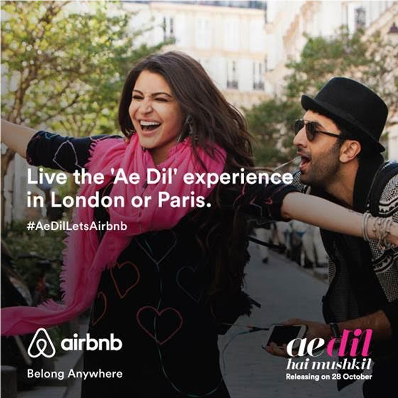 Social media ‘Ae Dil Lets Airbnb’ contest starts