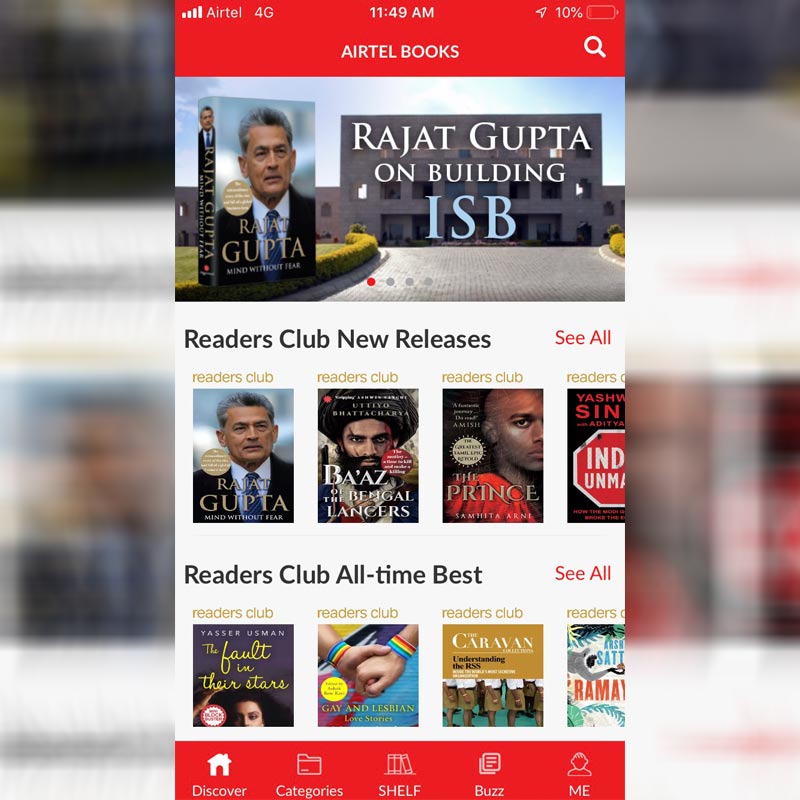 Airtel boosts its digital content portfolio – launches ‘Airtel Books’ to bring an exciting reading experience to smartphone users