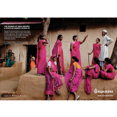 Indian campaigners at centre of Al Jazeera global brand campaign