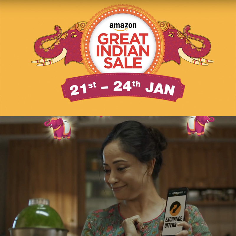 Amazon says out with the old in Great Indian Sale ads