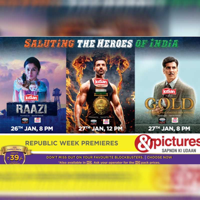 &pictures invokes the feeling of Indian-ness by ‘Saluting the Heroes of India’ this Republic Day