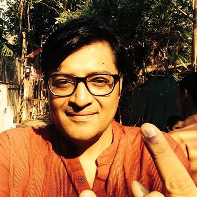 Mr Goswami, please come out of the studio