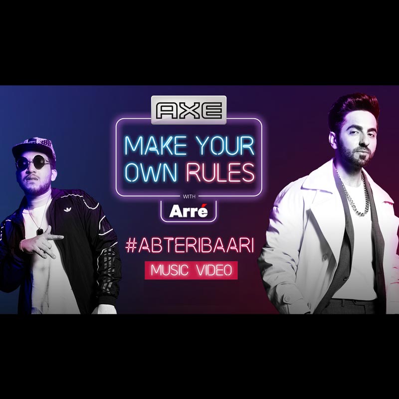 Ayushmann Khurrana & Naezy come together with Axe to launch ‘Ab Teri Baari’