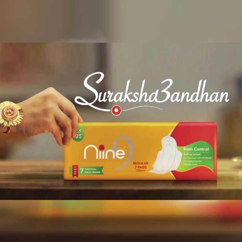 Niine Sanitary Napkins shows brothers a useful Raksha Bandhan gift for sisters