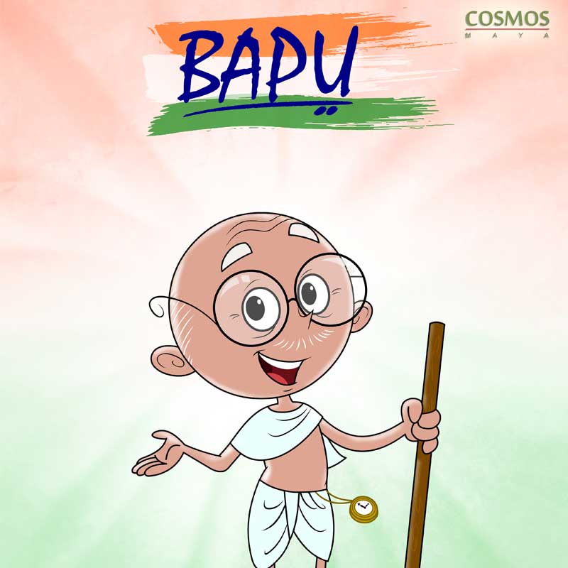 Cosmos-Maya celebrates 150th birth anniversary of Mahatma Gandhi with its brand-new kids’ show ‘Bapu’
