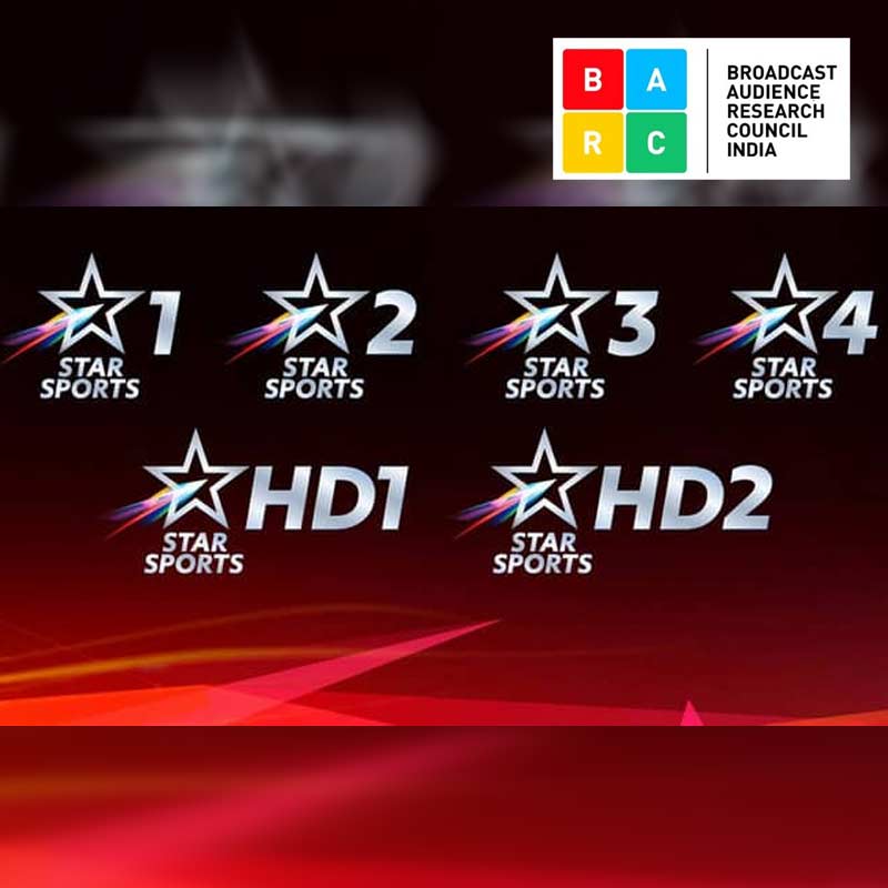 BARC week 13: Star Sports channels dominate top 5
