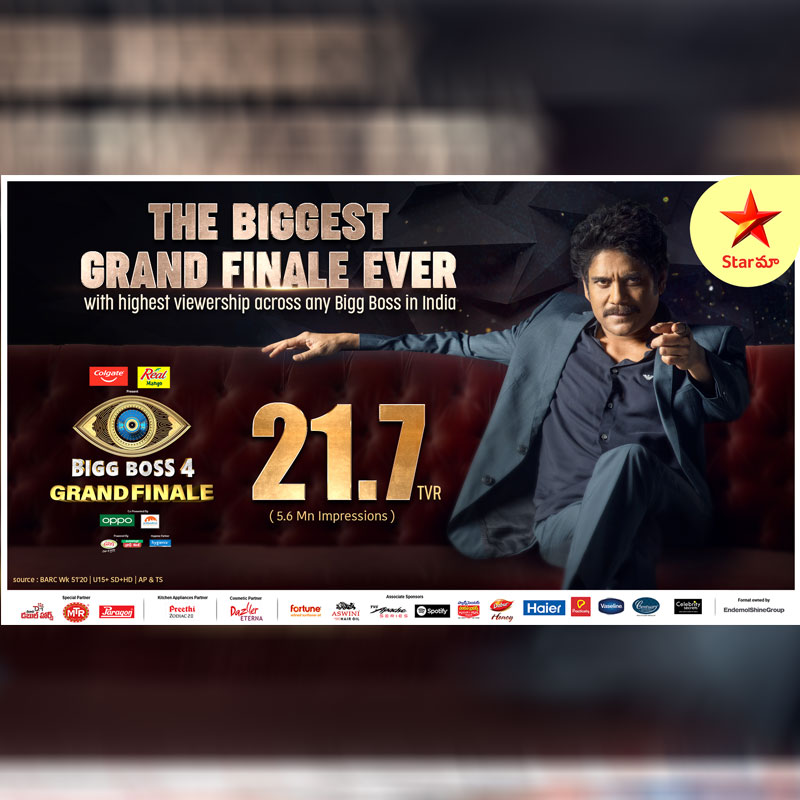 Bigg Boss Telugu grand finale becomes the biggest show of 2020