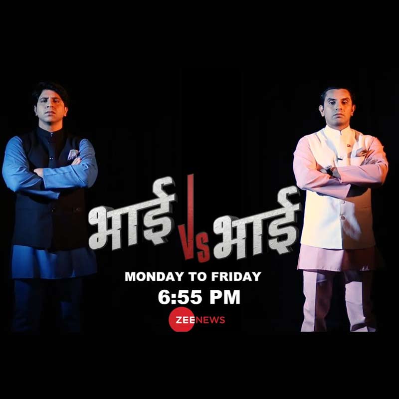 ZEE News kicks off its election programming with ‘Bhai vs Bhai’