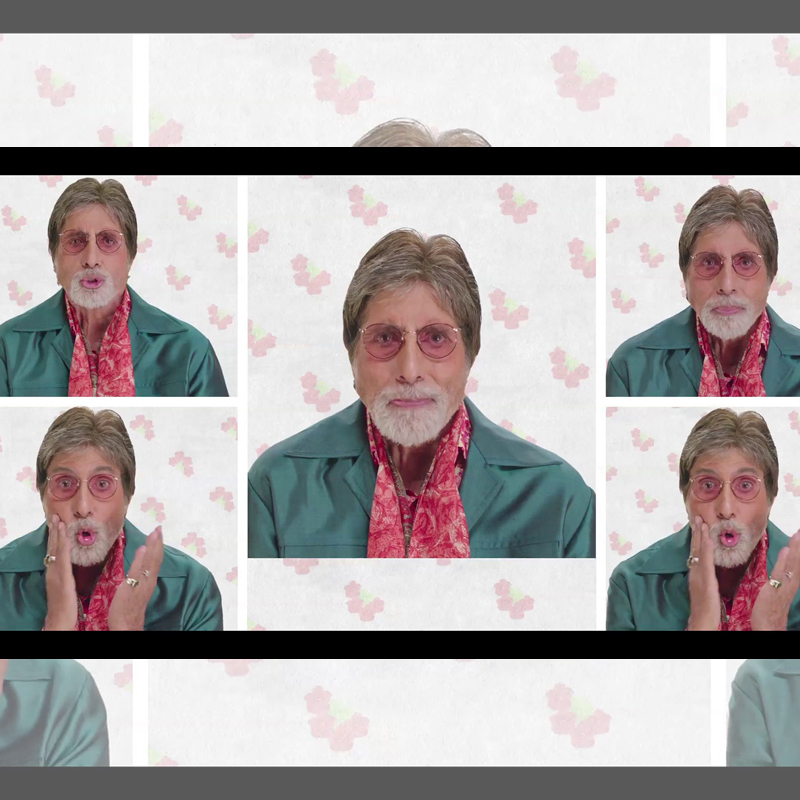 Big B sings acapella style for Navratna