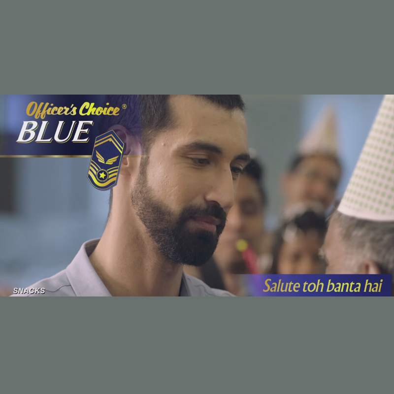 Officer’s Choice Blue snacks launches a new TVC campaign