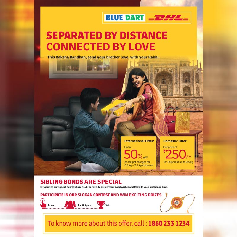 Blue Dart brings siblings together for Raksha Bandhan with  ‘Rakhi Express’
