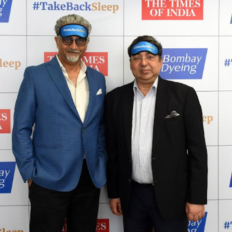 Bombay Dyeing and TOI urge India to #TakeBackSleep
