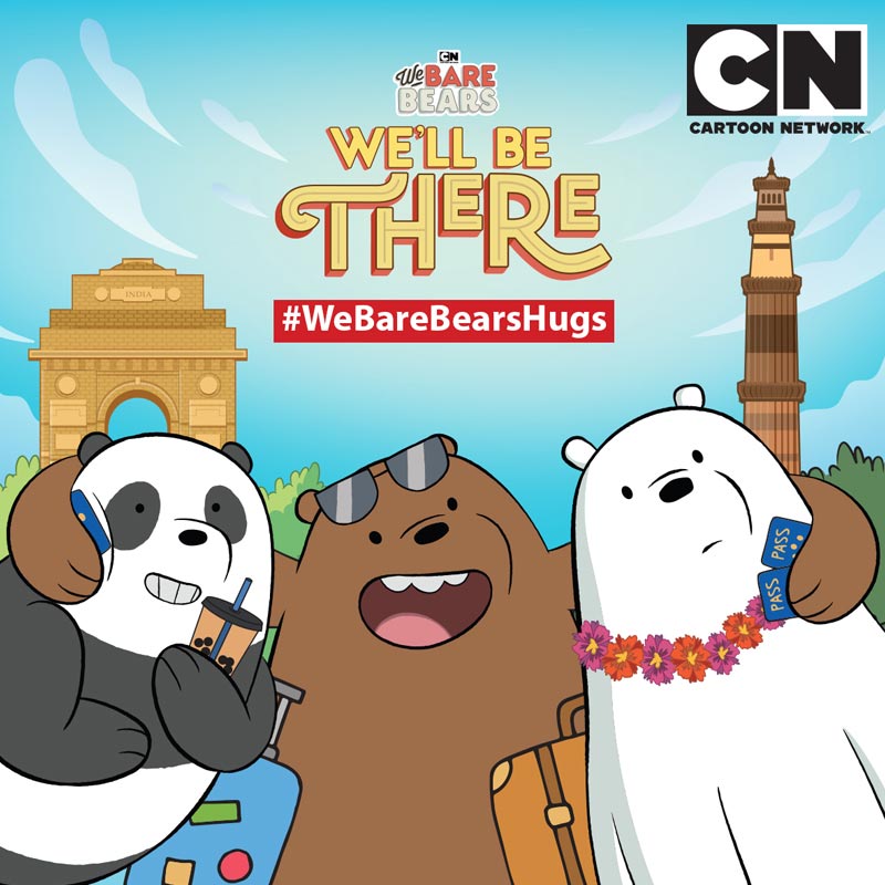 It’s bear hug time as Cartoon Network’s We bare bears visit india