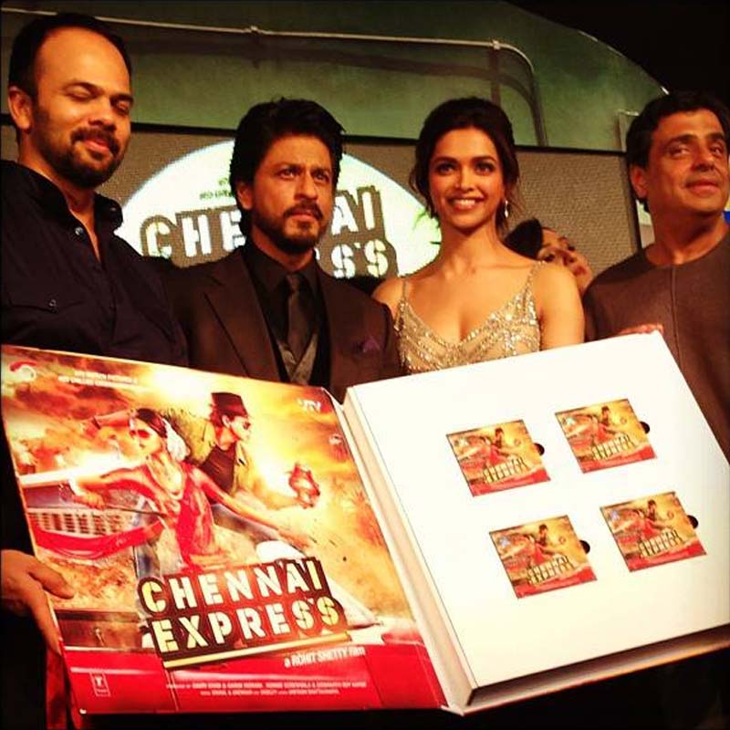 SRK and Padukone set the stage on fire at the music launch of ‘Chennai Express’
