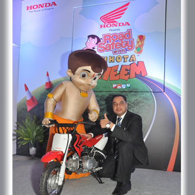 Chhota Bheem, Honda to promote road safety among kids