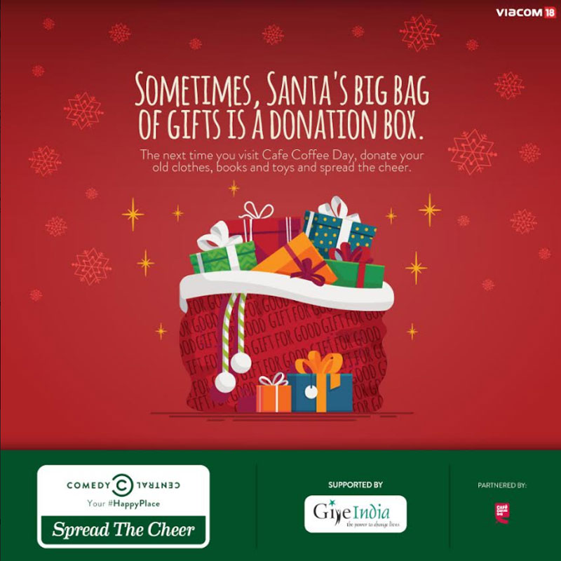 Comedy central presents ‘spread the cheer’ to shower joy this christmas season