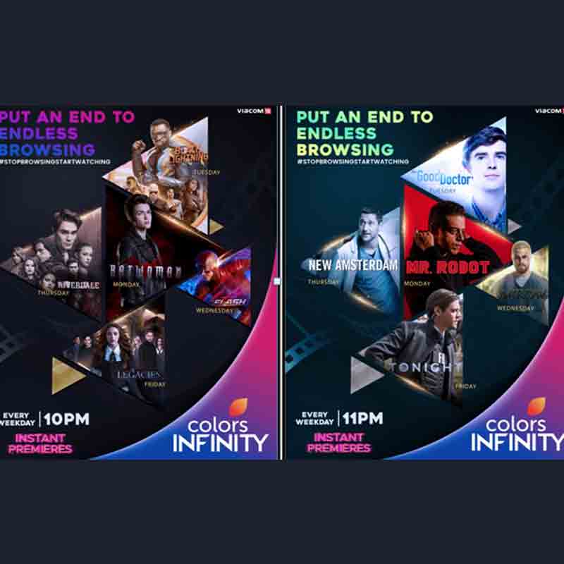 Get over your weekday blues with a dose of Instant Premieres on COLORS INFINITY