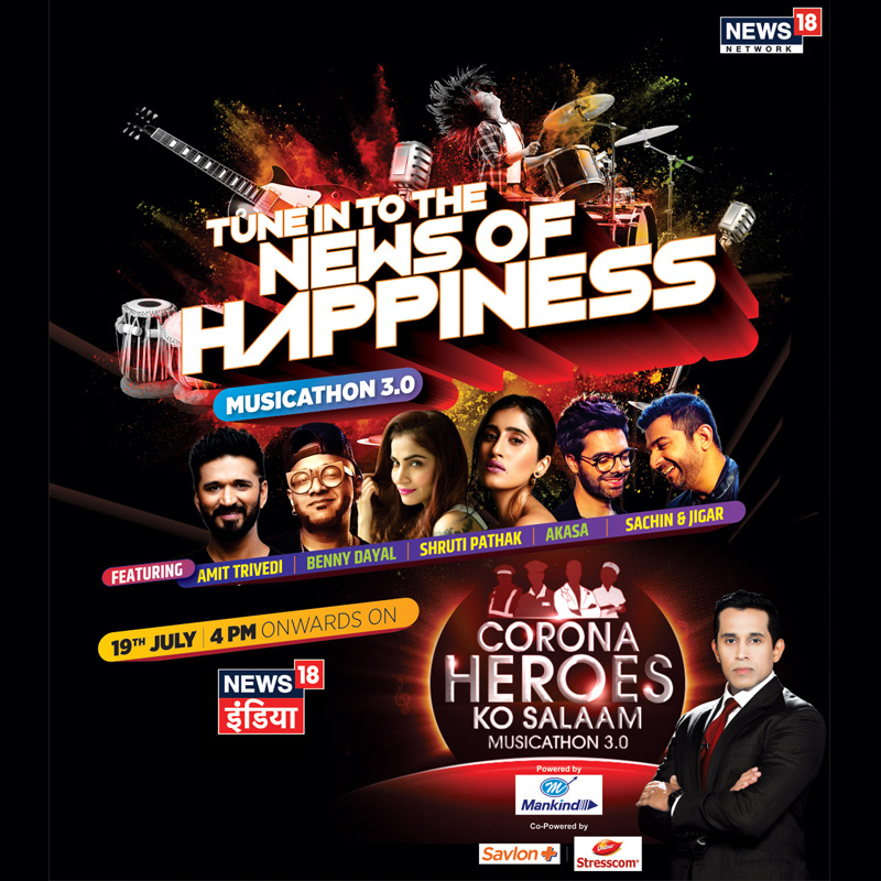 Recognizing corona heroes, one song at a time with News18 India’s Musicathon 3.0