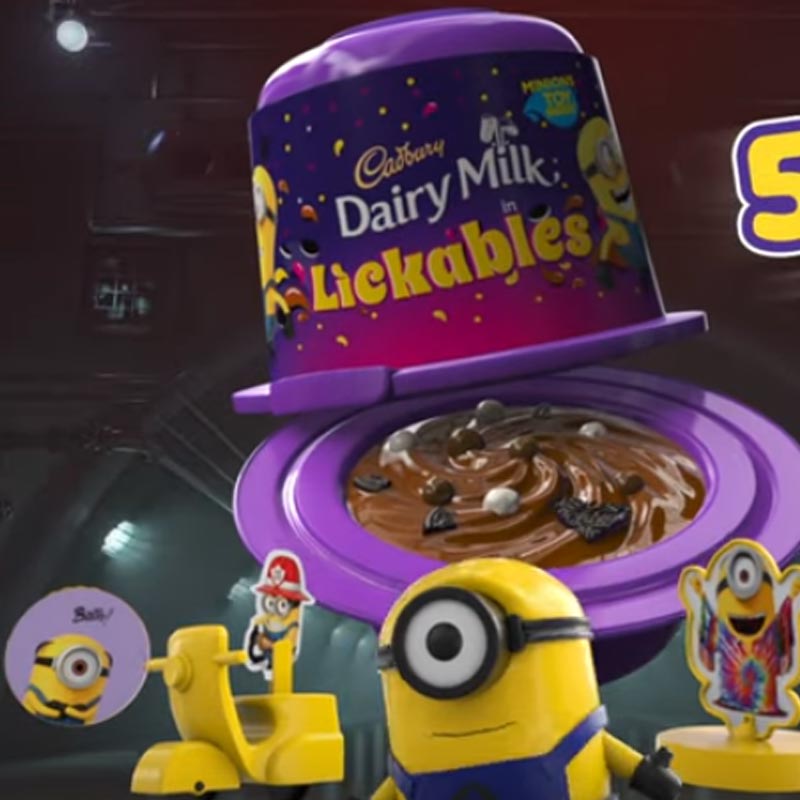 Mondelez India brings Minions cheer to Cadbury Dairy Milk Lickables and Gems Surprise