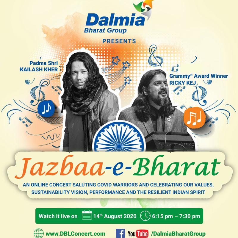 Dalmia Bharat Group pays a musical tribute to Covid Warriors with   Kailash Kher & Ricky Kej