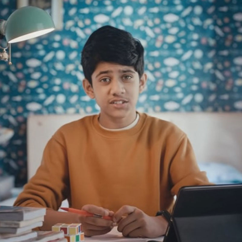 Practically brings learning alive in first brand campaign