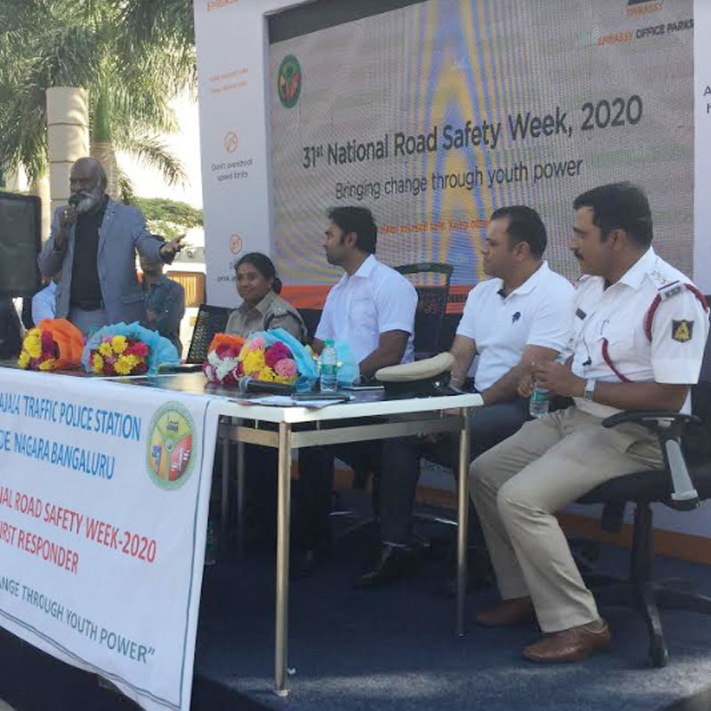 Embassy Services runs a road safety awareness campaign