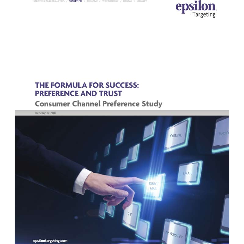 New Epsilon study reveals that only 2% of consumers choose marketing updates via. SMS as their top preference